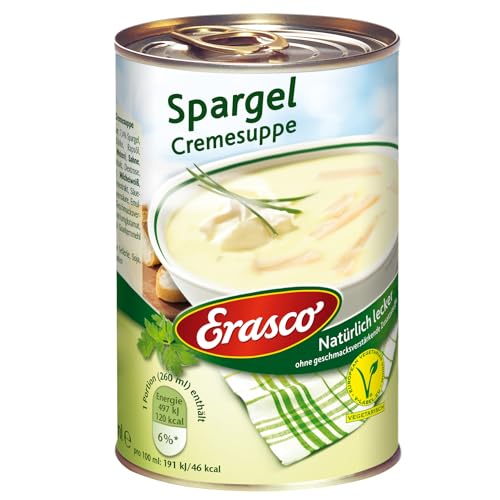 Erasco Spargel Cremesuppe , 3er Pack (3 x 390 ml Dose)